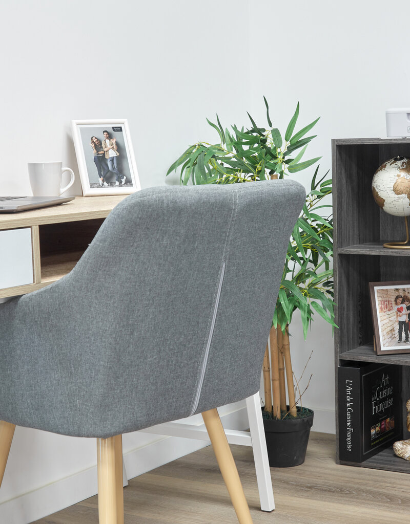 IRIS boekenkast, 5-compartiment plank, boekenkast, CX-23C, grijs eik, W29 x D60 x H87,9 cm