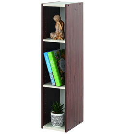 IRIS Storage cabinet, bookcase/ 3 modular shelves, UB-9020, Brown, W29 x D19.7 x H88.2 cm