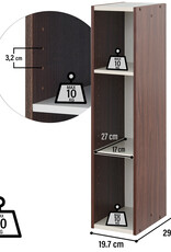 IRIS #FS]Space Saving Shelf UB-9020 Br/W