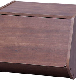 IRIS plank, opbergdoos, occasionele kast, 1 deur, stapelbaar, STB-400D, bruin, W38,8 x D40 x H30,5 cm