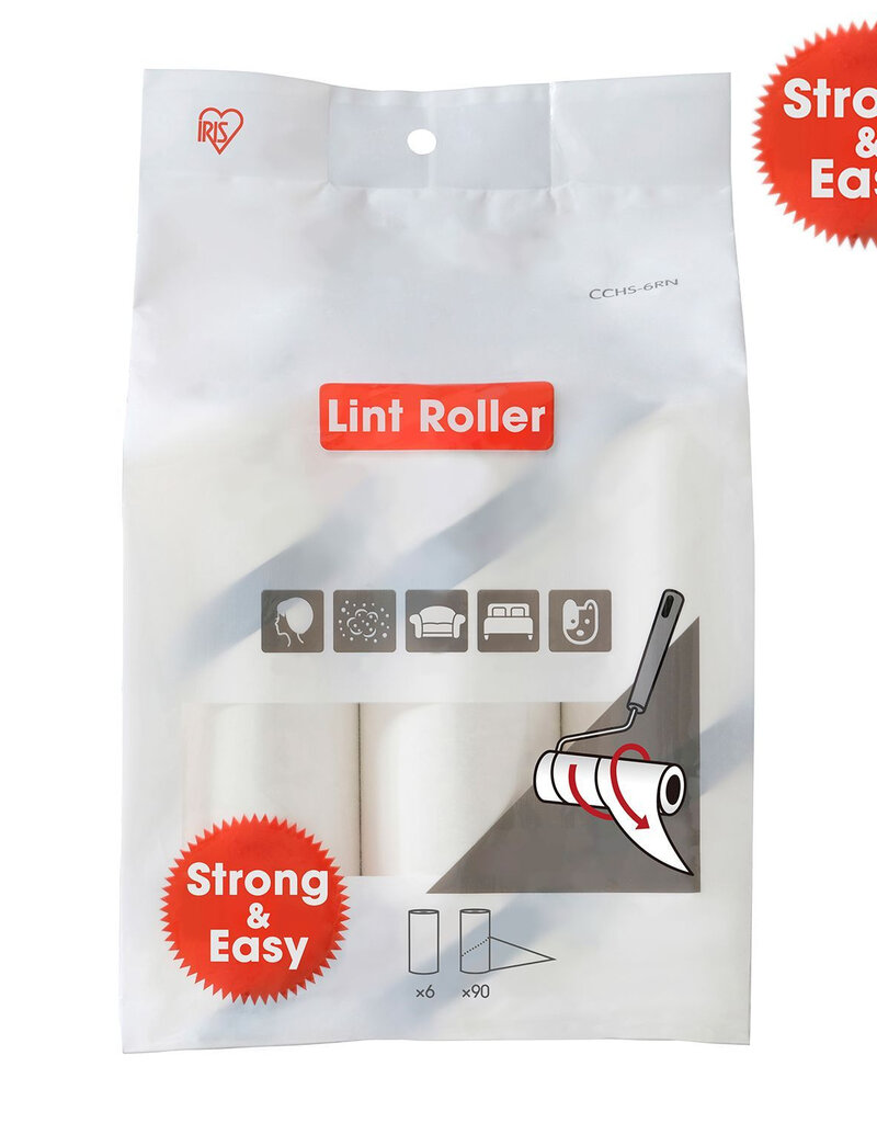 IRIS #Lint Roller Spare SP 6roll CCHS-6RN W