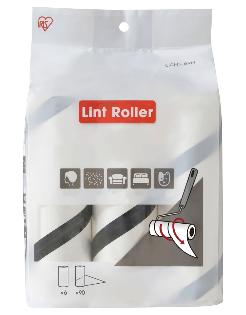 IRIS Set van 6 navullingen van 90 vellen, Dieren, Kleding, CCNS-6RN, Wit