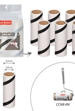 IRIS Set van 6 navullingen van 90 vellen, Dieren, Kleding, CCNS-6RN, Wit