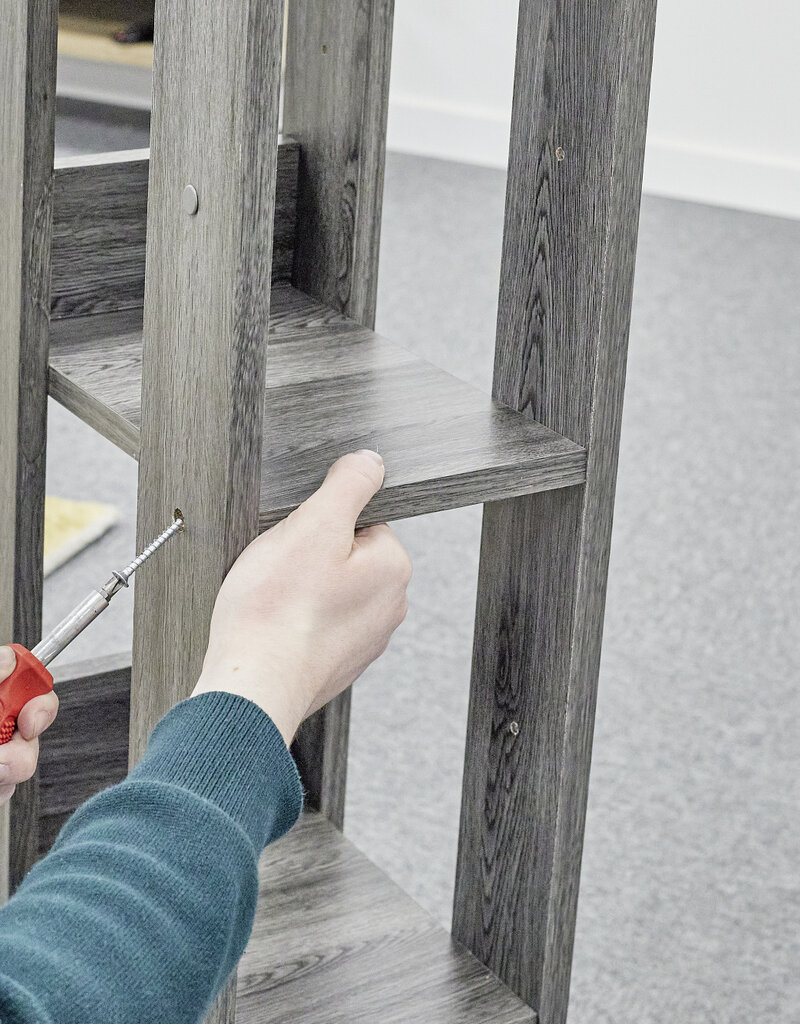 IRIS FS]Open Wood Rack OWR-200 Gr.Oak