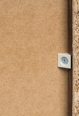 IRIS 3-plank opslagboekenkast, set van 2 accentmeubels, UB-9020, Bruin