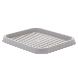 IRIS Tray, Tray, Set van 3 schoendrainers, maat S-SHT-S, Grijs, W38 x D31 x H2,5 cm