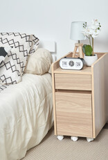 IRIS Bureauvoetstuk, Mobiele Kast, Wielen, Documenten & Dossiers, FDK-3059, Lichtbruin, W46,5 x D31,2 x H59 cm