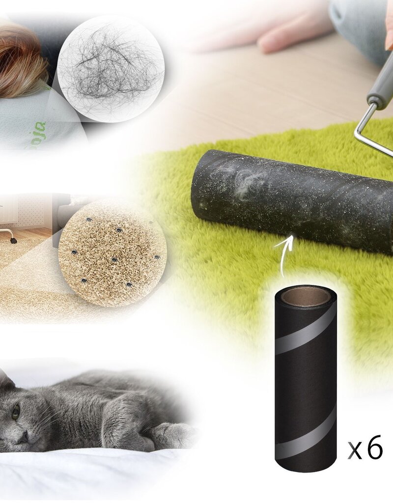 IRIS #Lint Roller Spare SP 6roll CCHS-6RN B