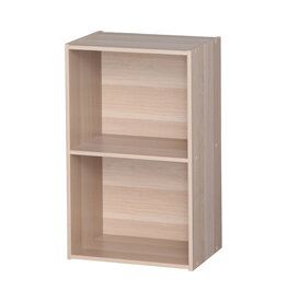 IRIS furniture, office shelf, bookcase, modular, plain, CX-2FN, light brown, W29.7 x D42 x H69.2 cm