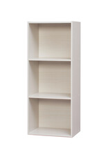 IRIS meubels, kantoorplank, boekenkast, modulair, massief CX-3FN, wit eik, W29,7 x D42 x H102,9 cm