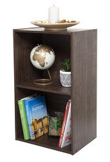 IRIS meubels, kantoorplank, boekenkast, modulair, massief, CX-2FN, bruin, W29,7 x D42 x H69,2 cm