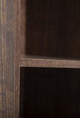 IRIS meubels, kantoorplank, boekenkast, modulair, massief, CX-2FN, bruin, W29,7 x D42 x H69,2 cm