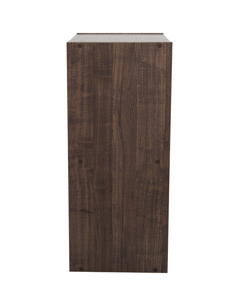 IRIS meubels, kantoorplank, boekenkast, modulair, massief, CX-2FN, bruin, W29,7 x D42 x H69,2 cm