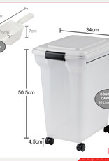 IRIS #ATS-L C/White/Bk caster box [EcA]