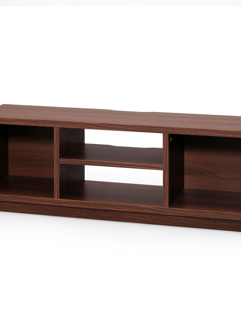 IRIS TV-standaard, TV-meubel, TV-bank, scherm tot 55 inch, OTS-125S, Brown, W36 x D126 x H41,5 cm