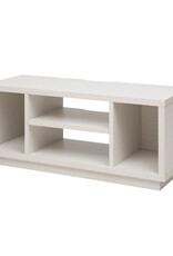 IRIS TV-meubel, TV-standaard, TV-bank, scherm tot 43 inch, OTS-100S, White Oak, W36 x D100 x H41,5 cm