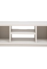 IRIS TV-meubel, TV-standaard, TV-bank, scherm tot 43 inch, OTS-100S, White Oak, W36 x D100 x H41,5 cm