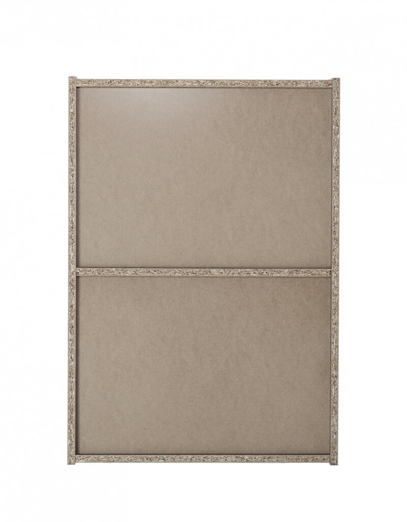 IRIS boekenkast, set van 2 accentmeubels, houten opslagkasten, CX-2, grijs eiken