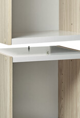 IRIS 2-plank opslagboekenkast, set van 2 accentmeubels, UB-6035, lichtbruin