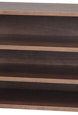 IRIS Kleine opslagruimte, Nachtkastje, Nachtkastje, STB-400T, Bruin, W40 x D28,7 x H30,5 cm