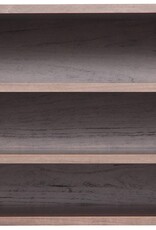 IRIS Kleine opslagruimte, Nachtkastje, Nachtkastje, STB-400T, Bruin, W40 x D28,7 x H30,5 cm