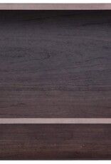 IRIS plank, houten opbergdoos, occasionele kast, stapelbaar, STB-400, bruin, W38,8 x D40 x H30,5 cm