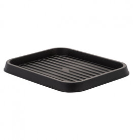 IRIS Tray, Tray, Set van 3 schoendrainers, maat S-SHT-S, Zwart, W38 x D31 x H2,5 cm