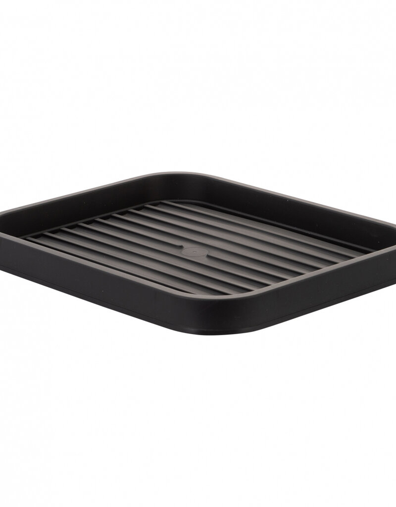 IRIS Tray, Tray, Set van 3 schoendrainers, maat S-SHT-S, Zwart, W38 x D31 x H2,5 cm