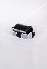 IRIS plastic opbergdoos op wielen, 50L, set van 4, Clear, NCS-320