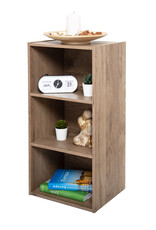 IRIS boekenkast, opbergplank, accentkast - MDB-3, asbruin, W29 x D36,6 x H73,2 cm