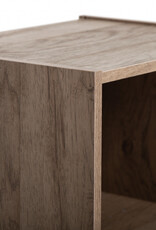 IRIS boekenkast, opbergplank, accentkast - MDB-3, asbruin, W29 x D36,6 x H73,2 cm