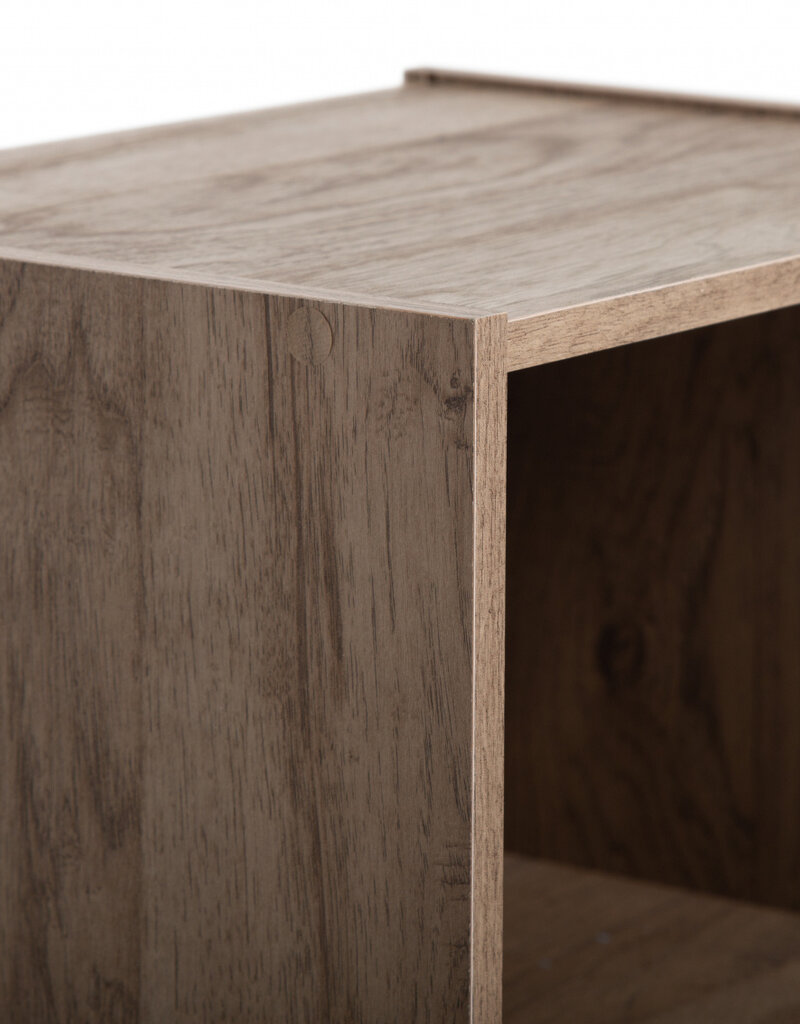 IRIS boekenkast, opbergplank, accentkast - MDB-3, asbruin, W29 x D36,6 x H73,2 cm