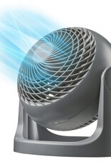 IRIS stille en krachtige tafelventilator Made in France, 23mÂ², PCF-HE18, grij