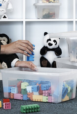 IRIS Multifunctionele Opbergdoos, Gerecycled Plastic, 11L, Pakje van 3, Doorzichtig, MCB-11