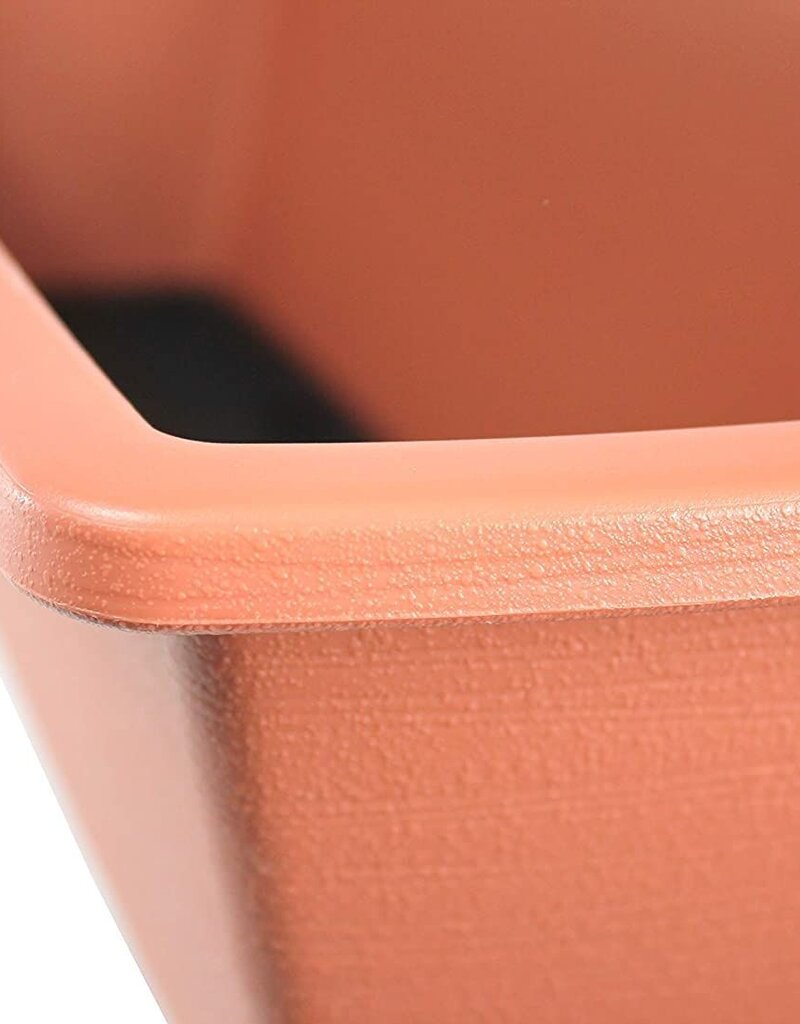 IRIS Rectangle Plant Pot 650 Brown