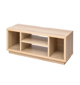 IRIS TV cabinet, TV stand, TV bench, screen up to 43 inches, OTS-100S, light brown, W36 x D100 x H41.5 cm