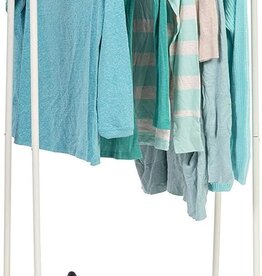 IRIS Clothes rack, Wardrobe, Coat rack, PI-B1, White, L40 x D64 x H150 cm