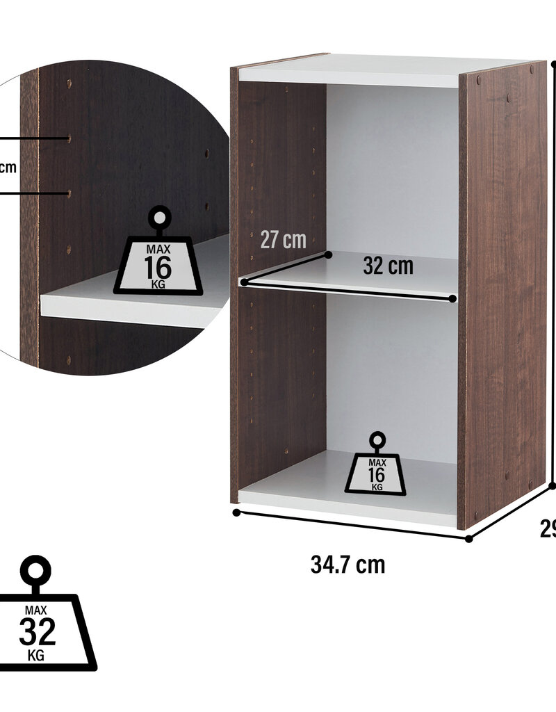IRIS #FS]Space Saving Shelf UB-6035 Br/W