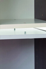 IRIS Opbergkast, boekenkast/ 2 modulaire planken, UB-6035, bruin, W29 x D34,7 x H59,4 cm