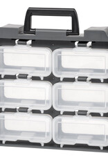 IRIS Opbergkist, Doos, Organizer, Eierdoos, UC-6W, Grijs, W7,3 x D27,8 x H28,5 cm