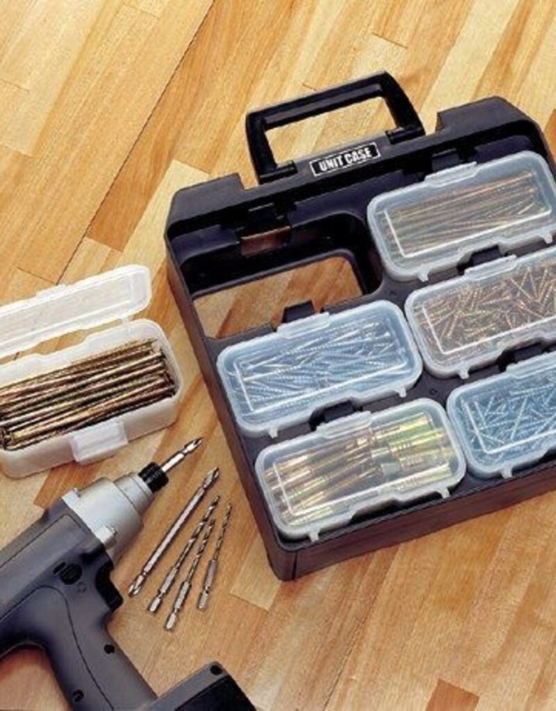 IRIS Opbergkist, Doos, Organizer, Eierdoos, UC-6W, Grijs, W7,3 x D27,8 x H28,5 cm