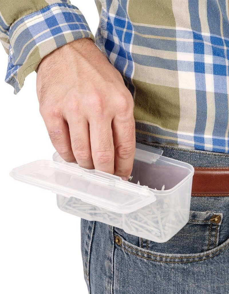 IRIS Opbergkist, Doos, Organizer, Eierdoos, UC-6W, Grijs, W7,3 x D27,8 x H28,5 cm