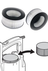 IRIS 2-pack uitlaatfilters, HEPA, CF-FH3, zwart