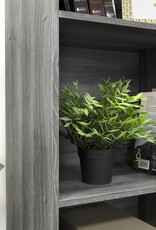 IRIS meubels, kantoorplank, boekenkast, modulair, massief model, CX-3FN, grijs eik, W29,7 x D42 x H102,9 cm