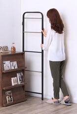 IRIS meubels, boekenkast, opbergplank met 3 deuren, CHR-3, bruin, W40,7 x D59 x H83,6 cm