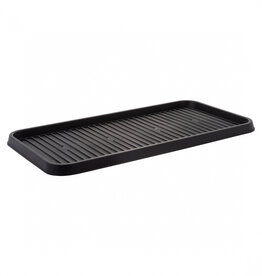 IRIS Tray, Tray, Set van 2 schoendraners, maat L-SHT-L, Zwart, W76 x D38 x H2,5 cm