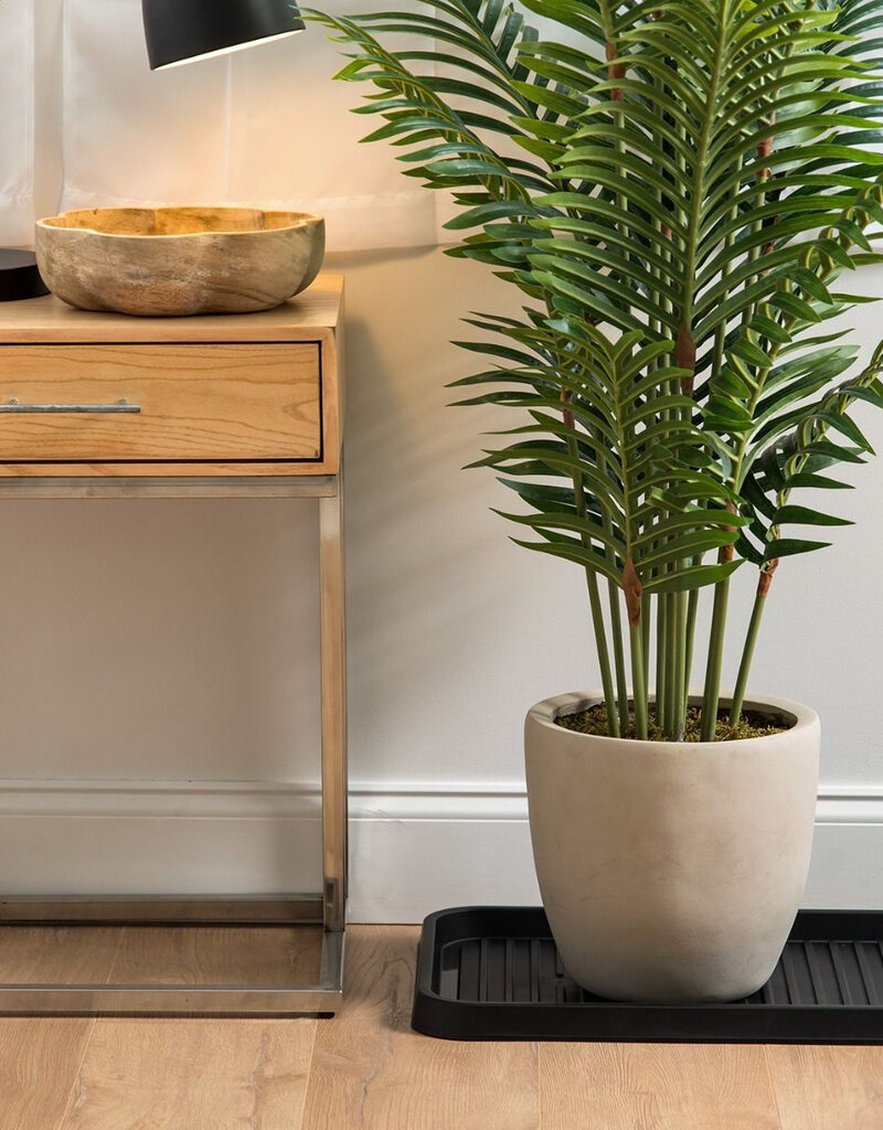 IRIS Tray, Tray, Set van 2 schoendraners, maat L-SHT-L, Zwart, W76 x D38 x H2,5 cm