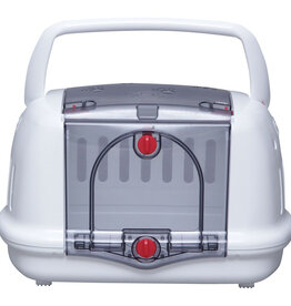 IRIS Carrying bag, 2 openings, for cats, dogs, rodents, P-HC480, White