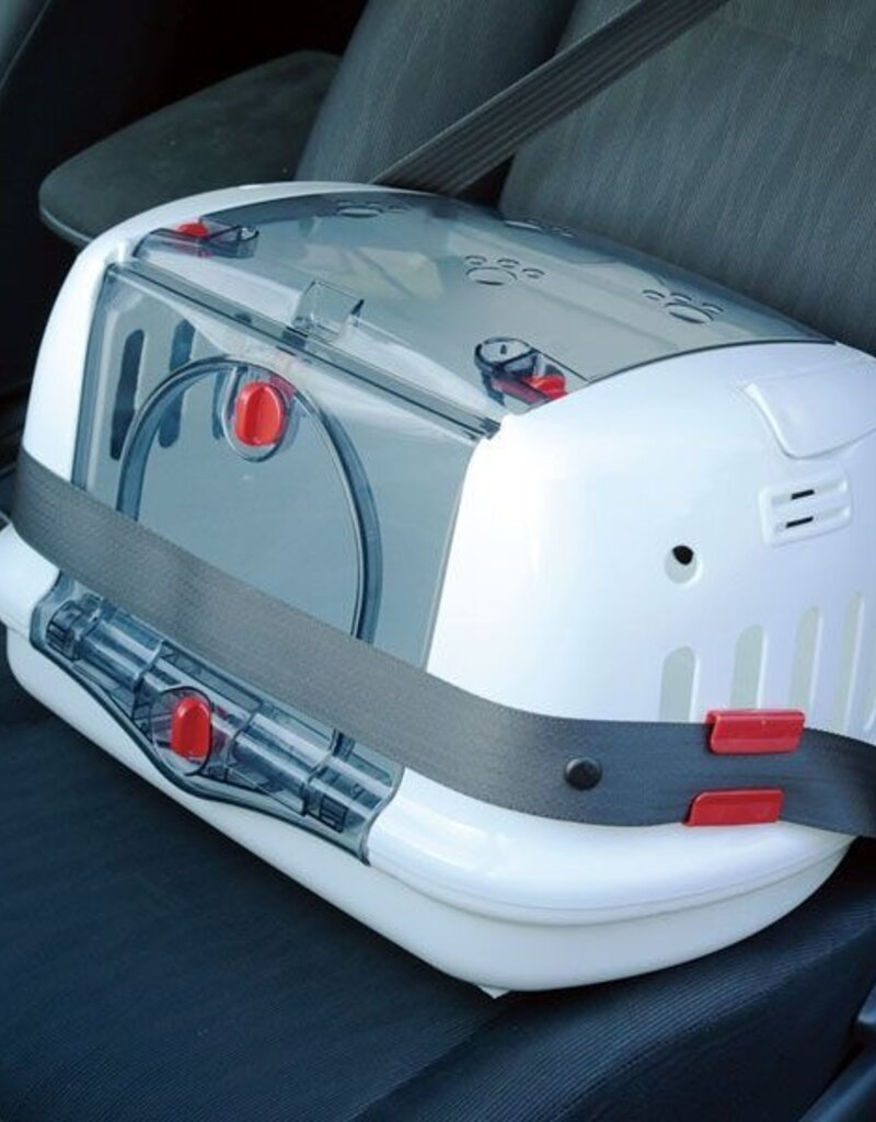 IRIS Draagtas, 2 openingen, voor katten, honden, knaagdieren, P-HC480, Wit