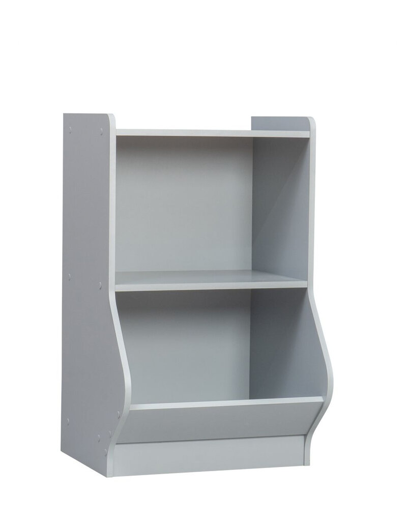 IRIS meubels, speelgoedplank, kinderkast, boekenkast, KSB-2, grijs, W38,8 x D41,4 x H67,5 cm